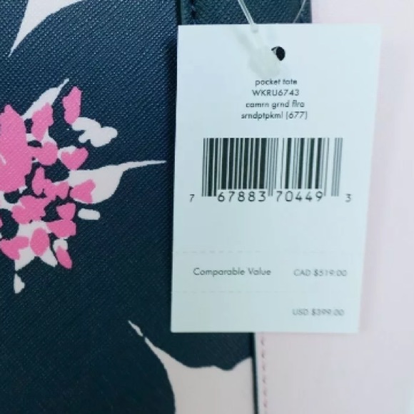 Kate spade pocket tote Cameron with bifold wallet - Picture 10 of 11